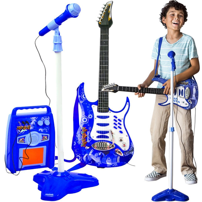 E-Gitarre+Mikrofon+Sky-Verstärker 22409 
