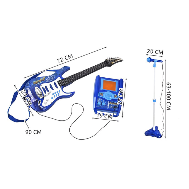 E-Gitarre+Mikrofon+Sky-Verstärker 22409 