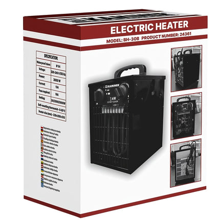 Elektrické topidlo - teplovzdušný ventilátor Kaminer 24361