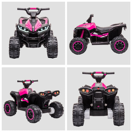 Quad électrique, quad pour enfants avec port USB, moto pour enfants avec lecteur de musique MP3, phare, véhicule pour enfants de 3 à 5 ans