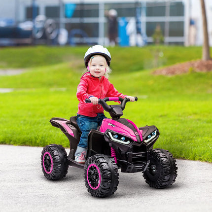 Quad électrique, quad pour enfants avec port USB, moto pour enfants avec lecteur de musique MP3, phare, véhicule pour enfants de 3 à 5 ans
