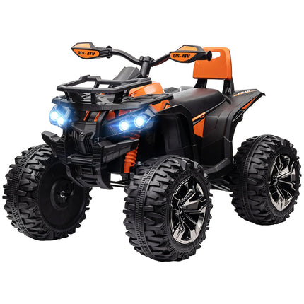 Elektro-Quad für Kinder 3-5, 12V mit MP3 & USB, Orange