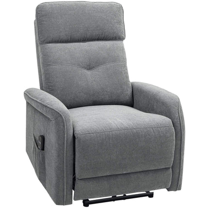 Massagesessel mit Heizung & USB, Dunkelgrau