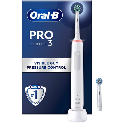 Brosse à dents électrique Pro3 White + recharge supplémentaire