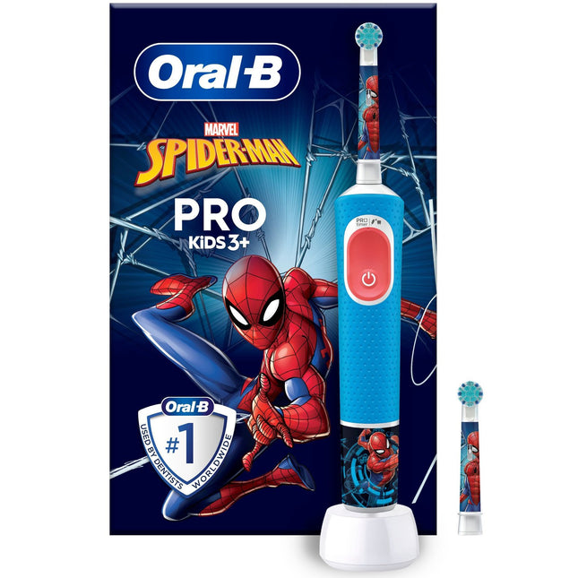 Elektrische Zahnbürste Vitality Pro Kids Spiderman + Extra Refill