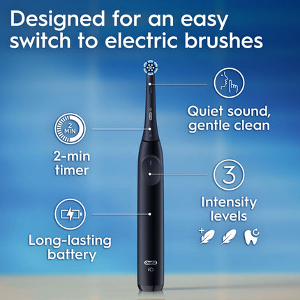 Elektrische Zahnbürste iO Simply Easy Clean Nachtschwarz