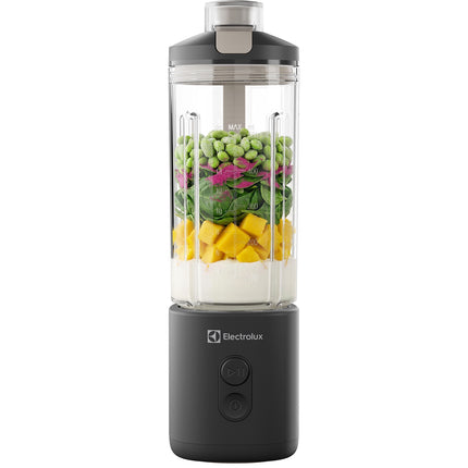 Electrolux Portable Blender 0.7 L, USB-C Rechargeable, Charcoal Grey, 6 Blades