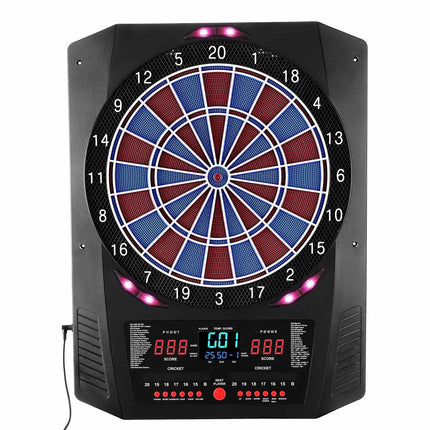 Electronic Dartboard 13.5 Inch, LED Scoring, 45 Games