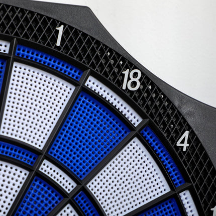 Elektronische Dartscheibe mit 12 Darts, LCD-Bildschirm, 8 Spieler