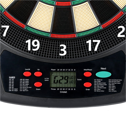 Elektronische Dartscheibe, lustiges Spiel für zu Hause
