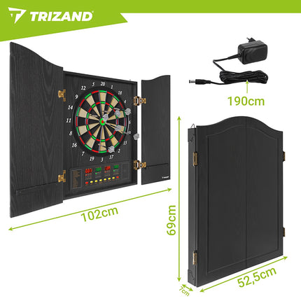 Electronic Dartboard with LED, 27 Games, 16 Players