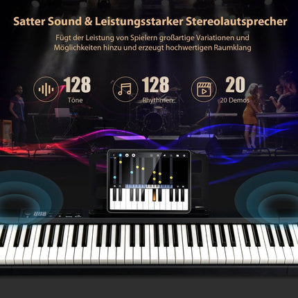 Clavier électronique 88 claviers piano électrique clavier numérique ensemble d'instruments de musique