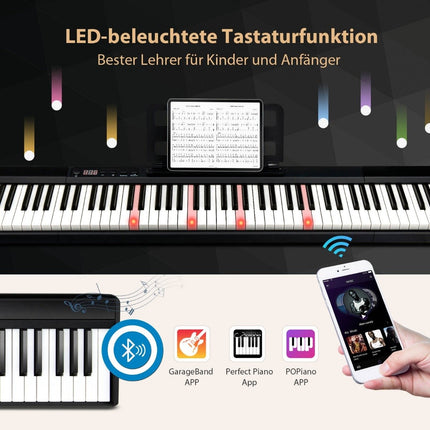 Clavier électronique 88 claviers piano électrique clavier numérique ensemble d'instruments de musique