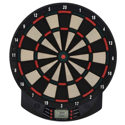 Elektronische Dartscheibe, 6 Darts, 26 Spiele, mehrfarbig