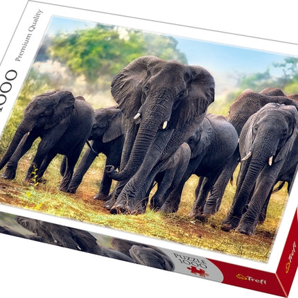 Puzzle mit Elefantenmotiv für Erwachsene, 1000 Teile