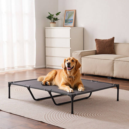 Elevated Dog Bed XL, Steel Frame, Breathable Mesh
