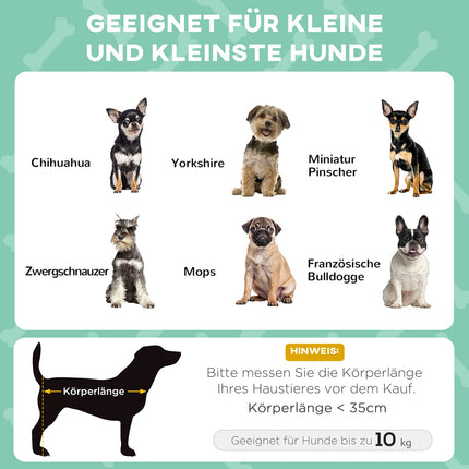 Erhöhtes Outdoor-Hundebett mit Baldachin, klein, atmungsaktiv