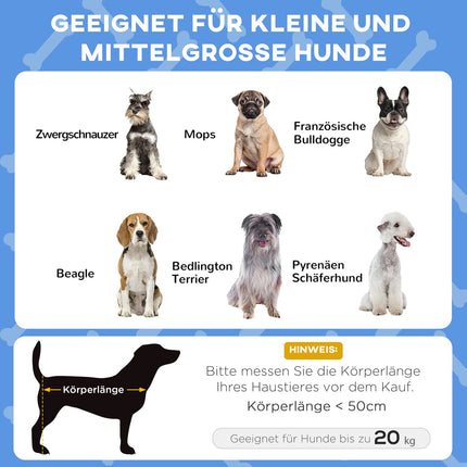 Erhöhtes Outdoor-Hundebett mit atmungsaktivem Dach