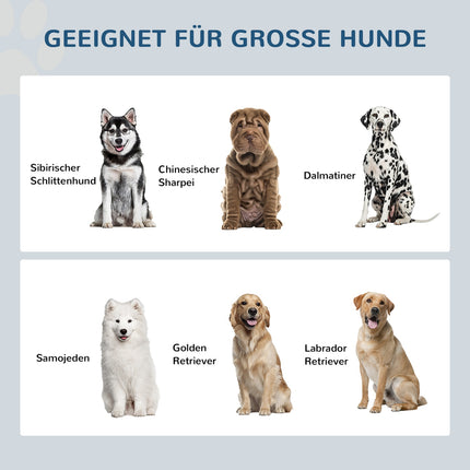 Erhöhter Hundenapfständer mit Aufbewahrungsschublade, Edelstahl