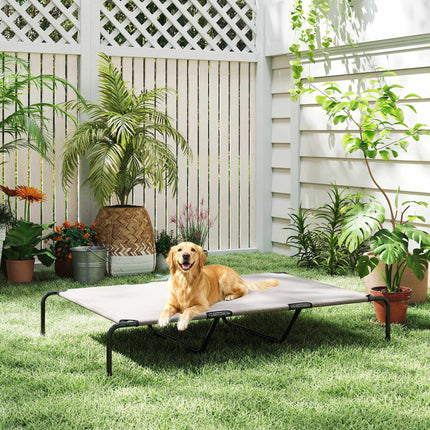 Elevated Outdoor Dog Bed, Large, Mesh, 23cm High
