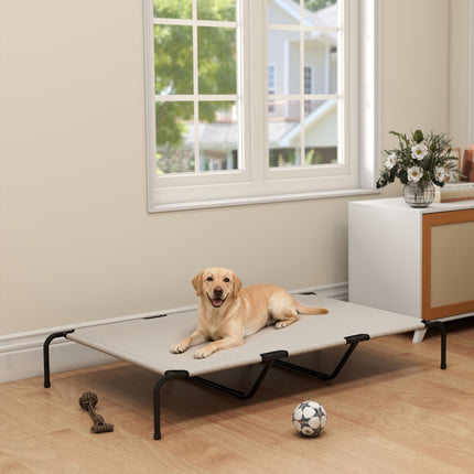 Elevated Outdoor Dog Bed, Large, Mesh, 23cm High