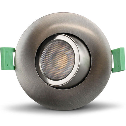 Ellen Einbaudownlight Dim-to-Warm 520lm IP65 3er-Pack Gebürsteter Stahl