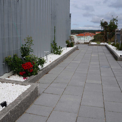 Ellipse Gartenlampe Aluminium
