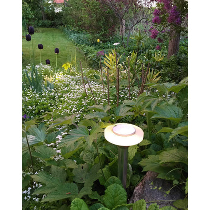 Ellipse Gartenlampe Aluminium