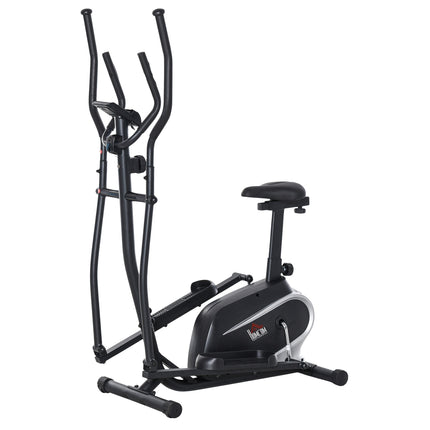 Crosstrainer, LCD-Display, verstellbarer Sitz, 8 Stufen