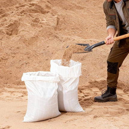 Empty Sandbags 50-Pack, 40 x 66 cm, PP With Ties