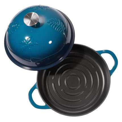 Enameled Cast Iron Dutch Oven, 5 Qt, Lid, Induction Safe