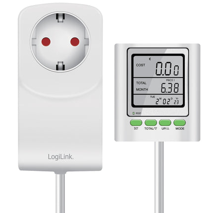 Energiezähler mit Kostenberechnung Externes Display