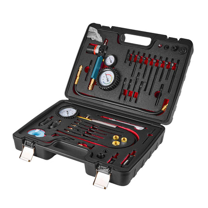 Engine Compression and Leak-Down Tester Kit, 4 Adapters