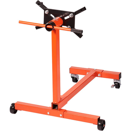 Engine Stand 750 lb, 360 Rotating Head, 4-Caster