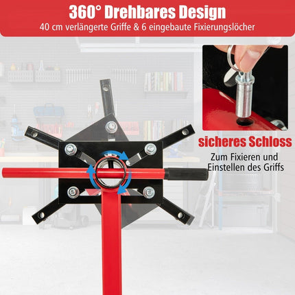 Engine stand 680 kg engine lifter 360° rotatable with 4 adjustable arms engine holder for garages