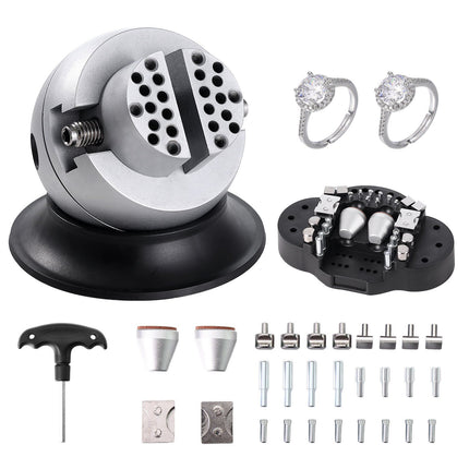 Engraving Ball Vise, 360 Rotating, 30-Piece Kit