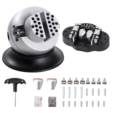 Engraving Ball Vise, 360 Rotating, 30-Piece Kit