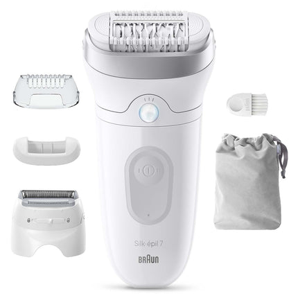 Epilierer Wet & Dry, lang anhaltend glatte Haut, Silber