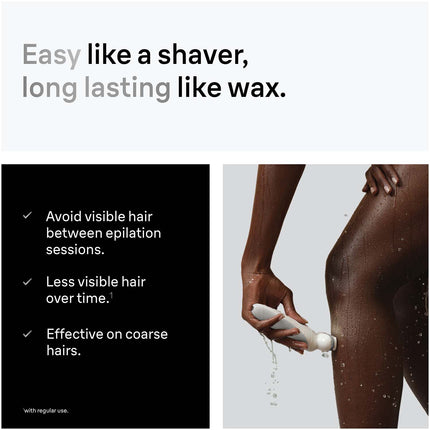 Epilierer Wet & Dry, lang anhaltend glatte Haut, Silber