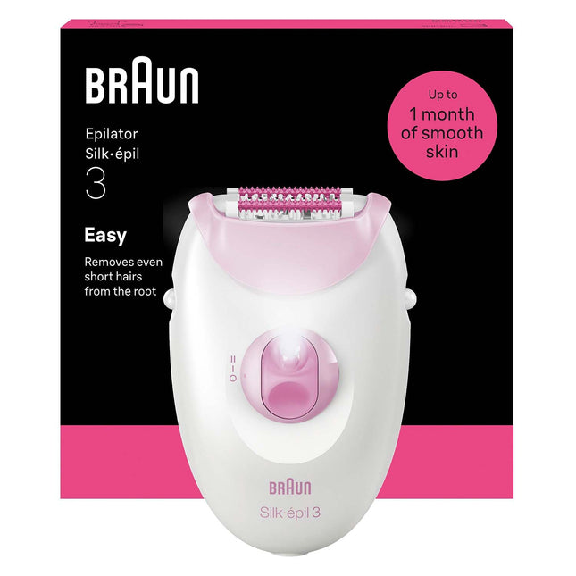 Epilierer mit Kabel für langanhaltend glatte Haut, Pink