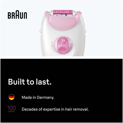 Epilierer mit Kabel für langanhaltend glatte Haut, Pink