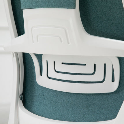 Ergonomic gaming chair with massage & adjustable height, blue