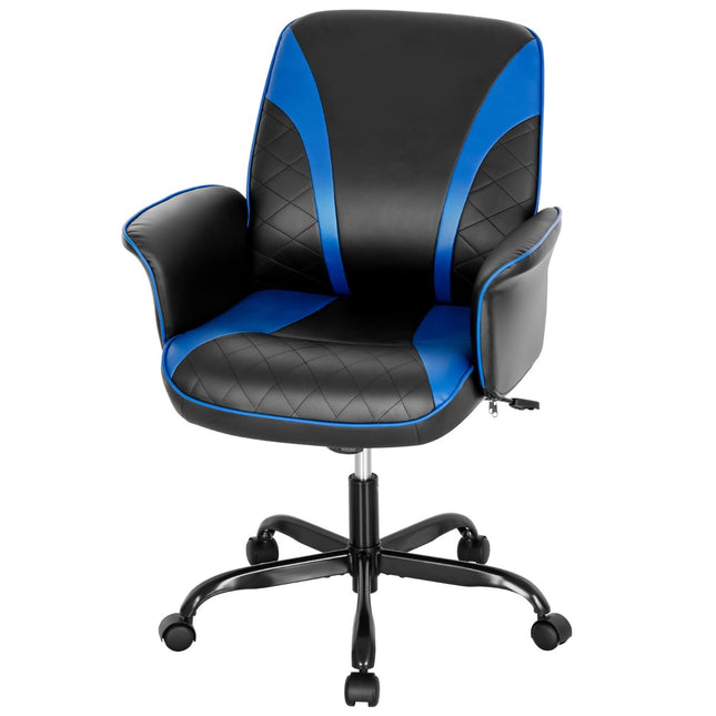 Ergonomischer Gaming-Stuhl, höhenverstellbar, PVC-Leder