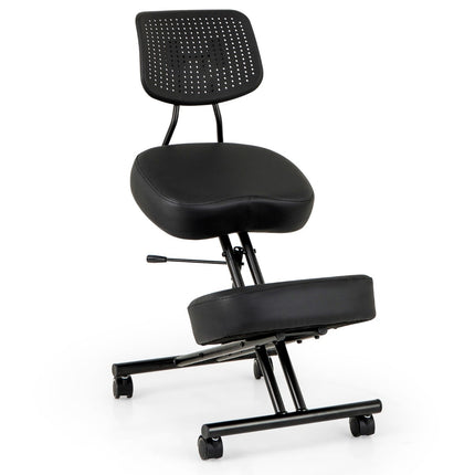 Ergonomischer Kniestuhl mit verstellbarer Höhe und Rückenlehne