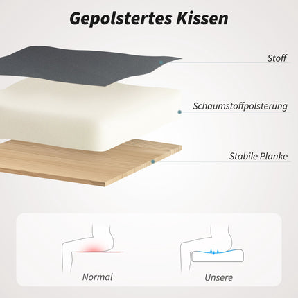 Ergonomischer Bürostuhl aus Mesh mit klappbaren Armlehnen, Grau