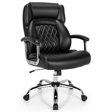 Ergonomic Office Chair, 225kg Capacity, Adjustable Recline