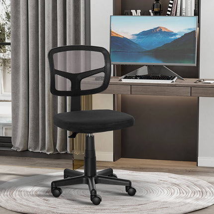 Ergonomická kancelářská židle, nastavitelná výška, černá síťovina