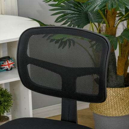 Ergonomická kancelářská židle, nastavitelná výška, černá síťovina