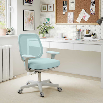 Ergonomischer Bürostuhl, Höhenverstellbar, Grün, 360° drehbar