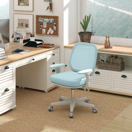 Ergonomischer Bürostuhl, Höhenverstellbar, Grün, 360° drehbar